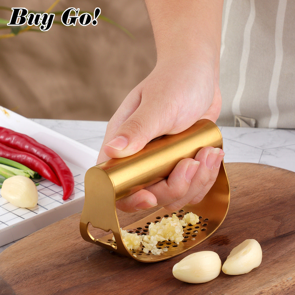 Stainless Steel Garlic Crusher